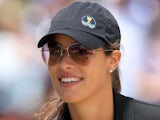 Serbian tennis player Ana Ivanovic watches the action during the Day Four Singles Matches of the 2011 Presidents Cup on November 20, 2011