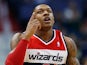 Bradley Beal #3 of the Washington Wizards celebrates after scoring against the Chicago Bulls during the first half at Verizon Center on April 2, 2013