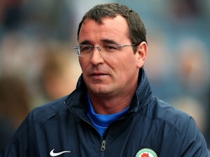 Gary Bowyer, the manager of Blackburn Rovers, looks on at Ewood Park on September 21, 2013