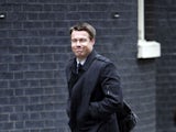 Graeme Le Saux arrives for a meeting to discuss racism in football at 10 Downing Street on February 22, 2012