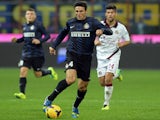 Javier Zanetti of FC Inter Milan in action during the Serie A match between FC Internazionale Milano and AS Livorno Calcio at San Siro Stadium on November 9, 2013