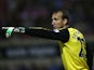 Mark Schwarzer of Chelsea during the Capital One Cup third round match between Swindon Town and Chelsea at the County Ground on September 24, 2013