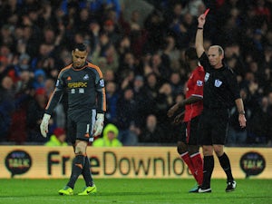 Vorm: 'No complaints over red card'