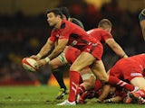 Wales player Mike Phillips in action against South Africa during an international match on November 9, 2013