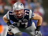 Nate Solder of the New England Patriots lines up against the Houston Texans at Gillette Stadium on December 10, 2012