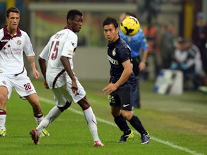 Catania holding Inter Milan