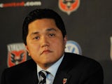 DC United co-owner Erick Thohir speaks during a press conference at W Hotel Washington DC on July 10, 2012