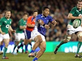 Samoa's George Pisi in action action against Ireland during their International test match on November 9, 2013
