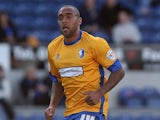 Jake Speight of Mansfield Town in action during the Sky Bet League Two match between Mansfield Town and Northampton Town at One Call Stadium on September 21, 2013