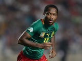 Jean Makoun of Cameroon in action during the FIFA 2014 World Cup qualifier at the Stade Olympique de Radès on October 13, 2013