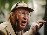Racing pundit John McCririck arrives at Victory House for the start of his employment tribunal on September 30, 2013 in London, England