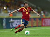 Juan Mata of Spain in action during the FIFA Confederations Cup Brazil 2013 Semi Final match between Spain and Italy at Castelao on June 27, 2013