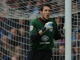 Goalkeeper Lewis Price of Crystal Palace during the npower Championship match between Crystal Palace and Cardiff City at Selhurst Park on April 28, 2012