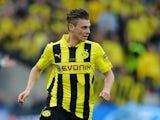 Borussia Dortmund's Lukasz Piszczek in action against Bayern Munich during the Champions League final on May 25, 2013