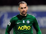 Asteras Tripolis' Marton Fulop in action against PAOK during their Greek Super League match on May 22, 2013