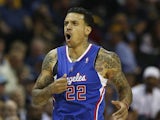Matt Barnes #22 of the Los Angeles Clippers celebrates against the Memphis Grizzlies during Game Six of the Western Conference Quarterfinals of the 2013 NBA Playoffs at FedExForum on May 3, 2013
