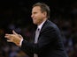 Head coach Scott Brooks of the Oklahoma City Thunder stands on the side of the court during their game against the Golden State Warriors at ORACLE Arena on November 14, 2013