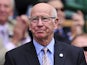 Former England and Manchester United footballer Bobby Charlton in the Royal Box before play on day six of the 2012 Wimbledon Championships tennis tournament at the All England Tennis Club on June 30, 2012