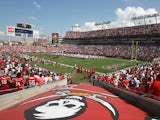 A general view of Raymond James Stadium taken before the game between the Tampa Bay Buccaneers and the Philadelphia Eagles at Raymond James Stadium on October 22, 2006