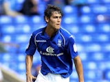 Will Packwood of Birmingham in action during the npower Championship match between Birmingham City and Charlton Athletic at St. Andrews Stadium on August 18, 2012