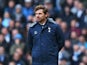 Spurs boss Andre Villas Boas on the touchline during the match against Man City on November 24, 2013