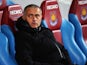 Jose Mourinho manager of Chelsea looks on during the Barclays Premier League match between West Ham United and Chelsea at Boleyn Ground on November 23, 2013