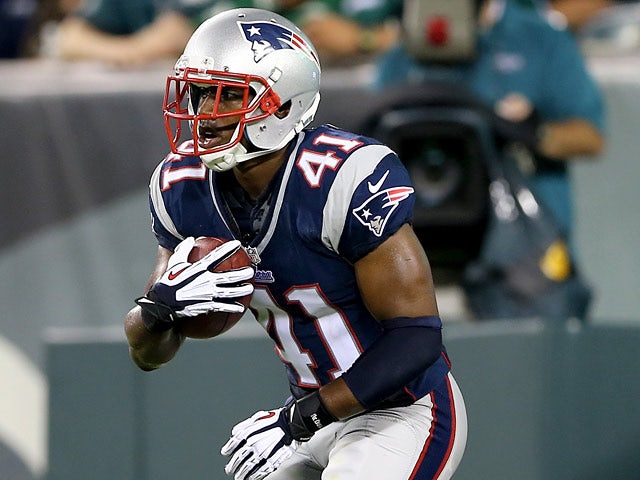 New England Patriots' Justin Green in action against Philadelphia Eagles on August 9, 2013