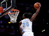 Denver Nuggets forward Kenneth Faried dunks the ball during the BBVA Rising Stars Challenge 2013 in Houston, Texas on February 15, 2013