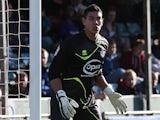 Neil Etheridge of Bristol Rovers in action during the npower League Two match between Bristol Rovers and Northampton Town at Memorial Stadium on October 6, 2012