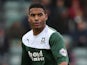 Reuben Reid of Plymouth Argyle in action during the Sky Bet League Two match between Plymouth Argyle and Northampton Town at Home Park on November 2, 2013