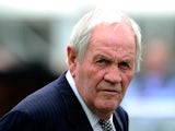 Richard Hannon at the Newbury race course on August 16, 2013