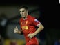 Adam Morgan of Liverpool U21 in action during the Barclays U21s Premier League match between Manchester City U21 and Liverpool U21 at Ewen Fields on September 23, 2013