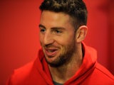 Wales winger Alex Cuthbert faces the media after being recalled ahead of saturday's international against Australia, at the Vale hotel on November 26, 2013 