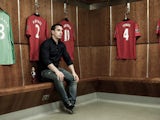 Gary Neville during a photoshoot for the documentary 'The Class of '92'