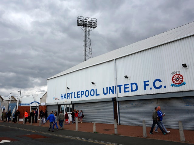 A general view outside the ground before the Sky Bet League Two match between Hartlepool United and Accrington Stanley at Victoria Park on September 14, 2013
