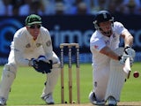 Jonny Bairstow bats for England against Australia at Lord's on July 18, 2013.