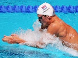 Michael Jamieson of Great Britain competes during the Swimming Men's Breaststroke 200m Final on day fourteen of the 15th FINA World Championships at Palau Sant Jordi on August 2, 2013