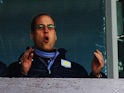 Prince William, Duke of Cambridge reacts as he watches the Barclays Premier League match between Aston Villa and Sunderland at Villa Park on November 30, 2013