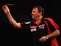 Terry Jenkins of England throws in his match against Co Stompe of Holland during Day 10 of the 2012 Ladbrokes.com World Darts Championship at Alexandra Palace on December 27, 2011