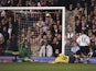 Fulham's Tomasz Radzinski celebrates after scoring his teams second goal against Arsenal during their Premier League match on November 29, 2006