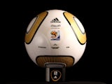  A view of the personalisation of the adidas Jo'bulani official match ball for the 2010 FIFA World Cup Final between the Netherlands and Spain is printed in the FIFA Headquarters on July 8, 2010