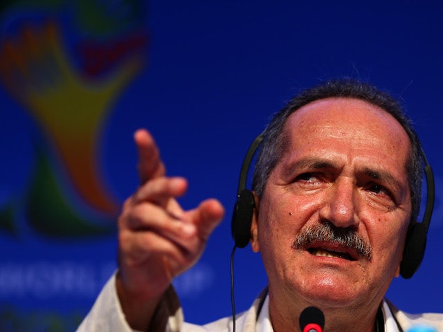 Brazilian Sports Minister Aldo Rebelo speaks during a press conference during a media day ahead of the Final Draw for the 2014 FIFA World Cup on December 4, 2013