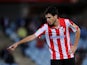 Andoni Iraola of Athletic Club reacts during the start of the La Liga match between Getafe CF and Athletic Club at Coliseum Alfonso Perez stadium on October 28, 2013