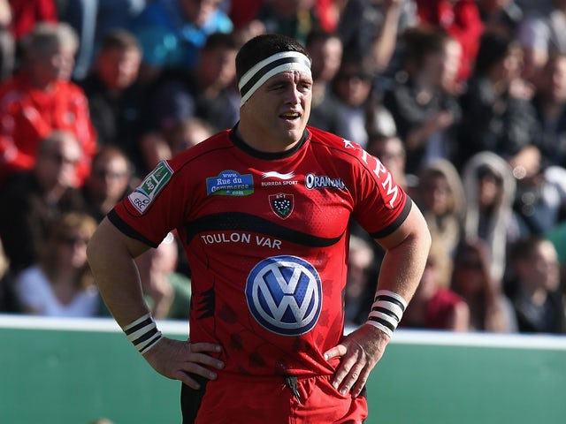 Andrew Sheridan of Toulon looks on during the Heineken Cup quarter final match between Toulon and Leicester Tigers at Felix Mayol Stadium on April 7, 2013