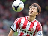 Sunderland's Ji Dong-Won in action against Fulham on August 17, 2013