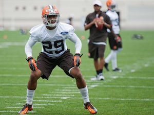 Cleveland Browns' Leon McFadden during rookie camp on May 10, 2013