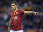 AS Roma's Brazilian midfielder Marquinho gestures during the Italian Serie A football match between AS Roma and Sassuolo at Rome's Olympic stadium on November 10, 2013