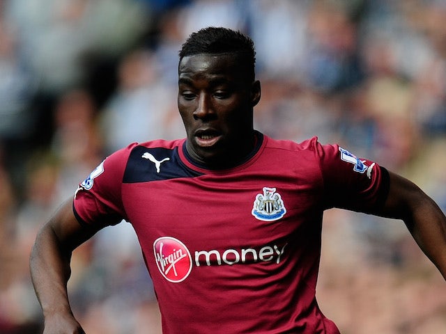 Massadio Haidara of Newcastle in action during the Barclays Premier League match between West Bromwich Albion and Newcastle United at The Hawthorns on April 20, 2013