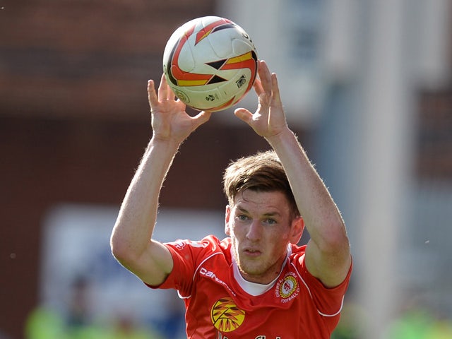 Matt Tootle of Crewe Alexanders during their Sky Bet League One match against Peterborough United at the Alexandra Stadium on September 7, 2013