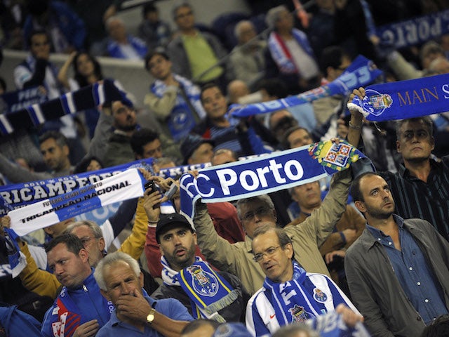 Porto supporters during the UEFA Champions League group stage match between FC Porto and Club Atletico de Madrid held on October 1, 2013